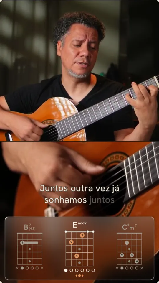 Liquid Glass chord style on a 9:16 video