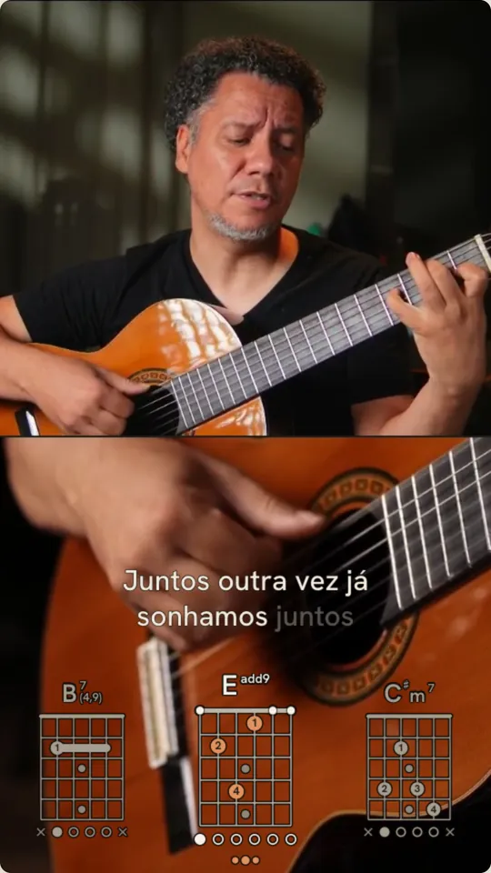 Transparent chord style on a 9:16 video